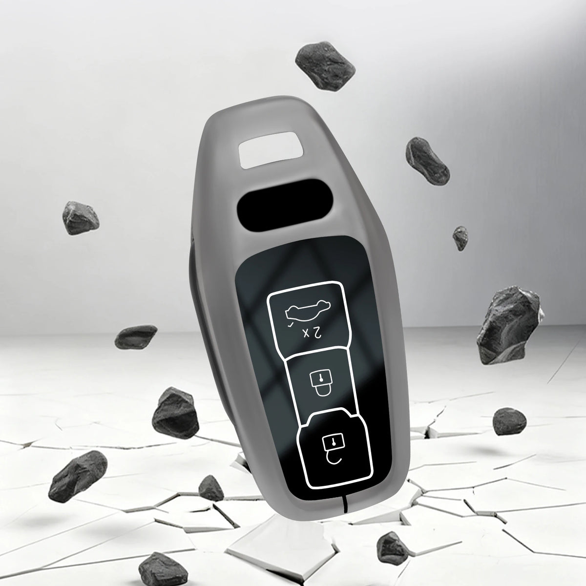 Zinc Alloy Car Key Fob Cover for Audi A5L (2025), A5, A6L, A6 e-tron & Q6L (2026)