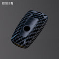 Car Key Cover Compatible with BMW 1 2 3 4 5 6 7 Series X1 X3 X4 X5 X6 X7 F10 F20 F30 G20 G30 G01 F15 F16 G02 G05 F34 – Carbon Fiber Style
