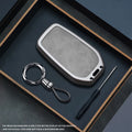 Alloy-Style Car Key Fob Cover for Toyota C-HR, Hilux, Fortuner, Land Cruiser 200, Camry, Corolla, Crown & RAV4