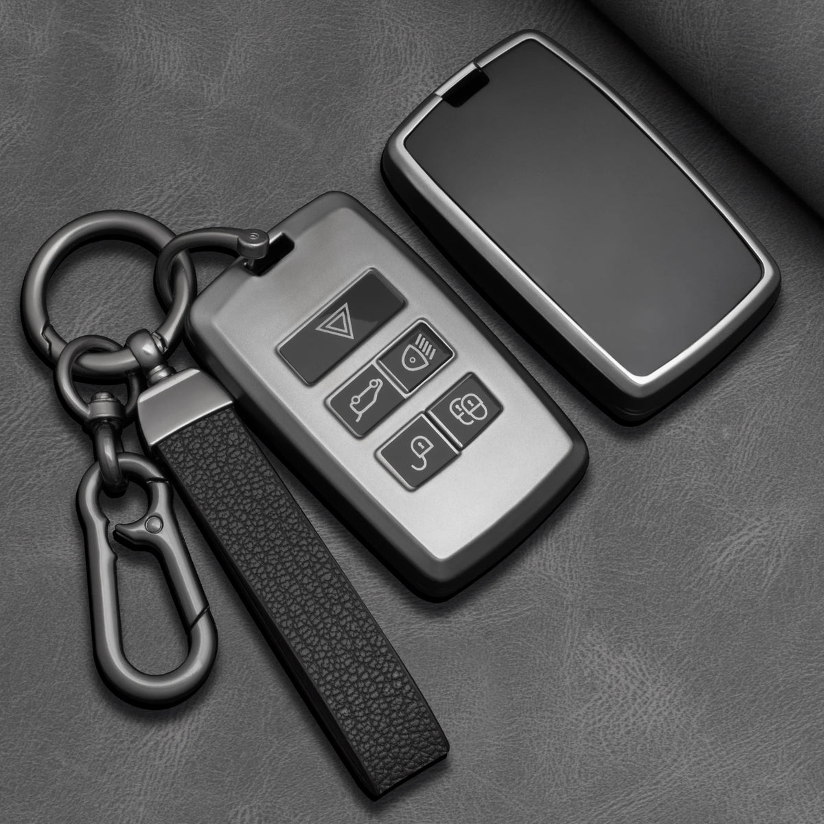 TPU Car Key Fob Cover for Land Rover Range Rover, Evoque, Sport, Freelander, Discovery & Velar; Jaguar XE, XF & XJ