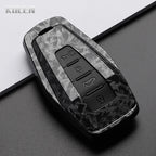 Car Key Cover Compatible with Geely Coolray Atlas Boyue NL3 Emgrand X6 X7 EX7 GT GC9 Borui – Carbon Fiber Style