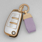 Quicksand Gold TPU Car Key Fob Cover for Audi A3, A4, A6, RS3, Q3, Q7, TT & S3 – 8L, 8P, 8V, B6, B7, B8, C5, C6, 4F