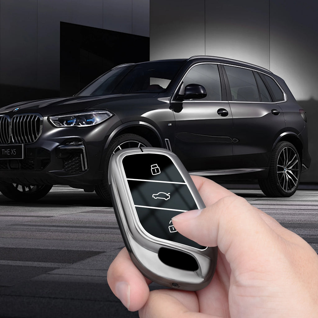 Zinc Alloy Car Key Fob Cover for MG4 EV, HS, GT, ZS EV, ZX, MG5 & MG6; Roewe RX3, RX5, RX8, ERX5, i6 & i5 – 2023