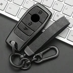 Alloy-Style Car Key Fob Cover for Mercedes-Benz A-Class, C-Class, E-Class, S-Class, G-Class, GLC, CLE, CLA, GLB, GLS & AMG – W177, W205, W213, W222, X167