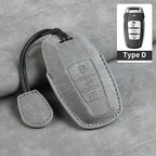 Leather Car Key Cover Compatible with Great Wall Haval/Hover H6, H7, H8, H4, H9, F5, F7, H2S, H3, H5, M6, Dargo, B07, A07