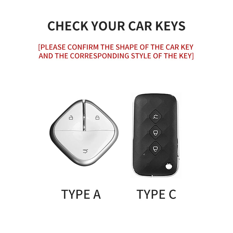Suede Leather Car Key Fob Cover Compatible with SGMW Wuling Baojun Air, Yep, KiWi EV, E100, 630, 510, 730, 610, 530, 560, RS-5