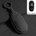 Suede Leather Remote Key Fob Cover Compatible with ZHIJI IM L7, LS7, L6, LS6