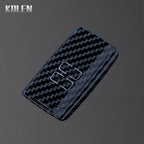 Car Key Cover Compatible with Renault Koleos Captur Kadjar Megane Clio Scenic Talisman Arkana Zoe; Dacia Sandero – Carbon Fiber Style