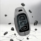 Zinc Alloy Car Key Fob Cover for Hyundai Tucson, Santa Fe, Rena, Sonata, Elantra, Creta, i10, i30, i40, Solaris & Accent