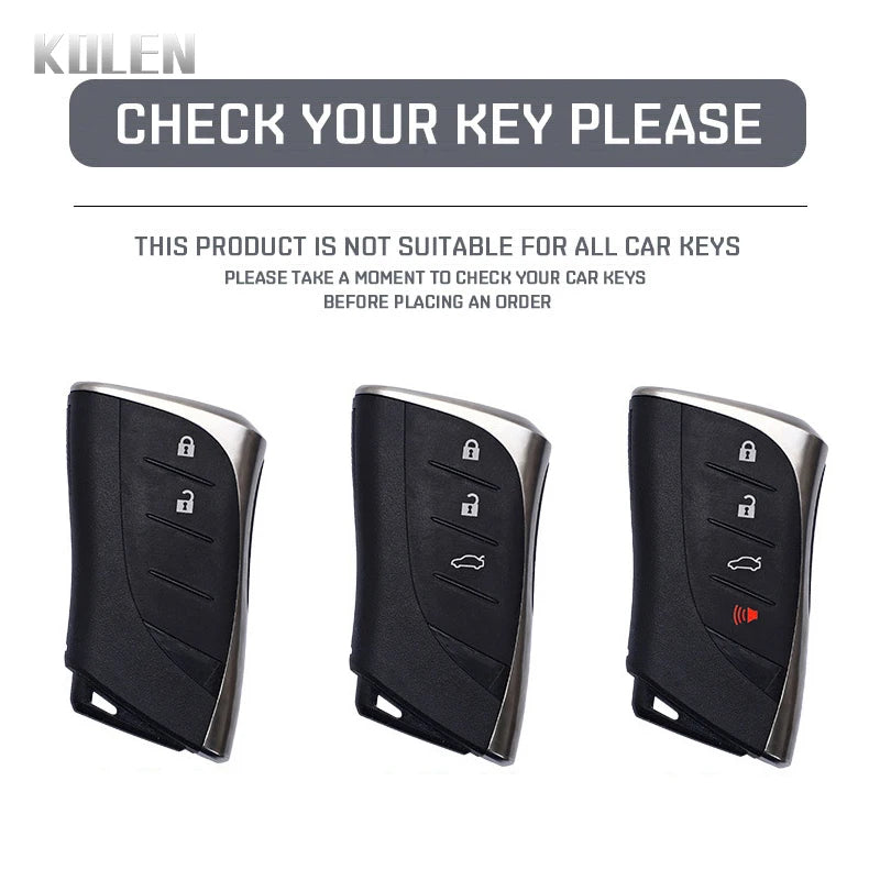 Car Key Cover Compatible with Lexus NX ES UX US RC LX GX IS RX 200 250h 350h LS 450h 260h 300h UX200 – Carbon Fiber Style