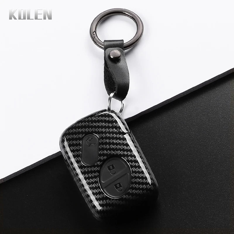 Car Key Cover Compatible with Lexus GS430 ES350 GS350 LX570 IS350 RX350 IS250 – Carbon Fiber Style