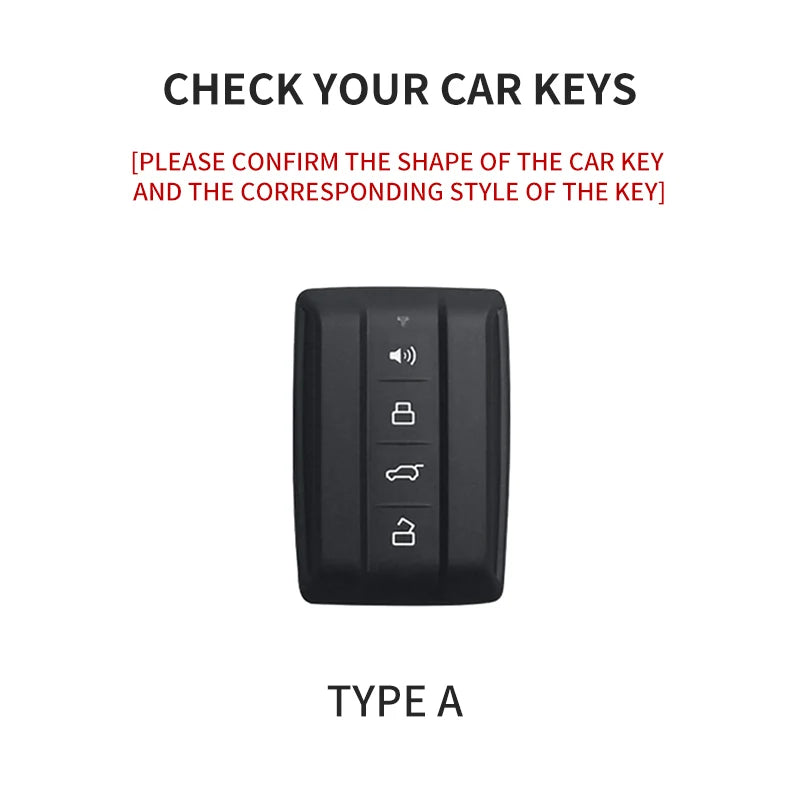 Suede Remote Key Fob Cover Compatible with TANK 300, 500