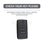 Car Key Cover Compatible with Renault Koleos Captur Megane Clio Scenic Talisman Arkana; Dacia Sandero – Carbon Fiber Style