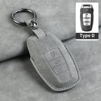 Leather Car Key Cover Compatible with Great Wall Haval/Hover H6, H7, H8, H4, H9, F5, F7, H2S, H3, H5, M6, Dargo, B07, A07