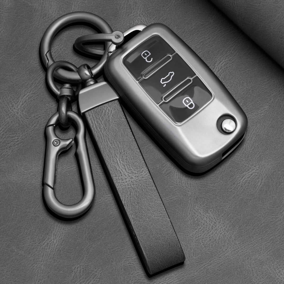TPU Car Key Fob Cover for Volkswagen Polo, Tiguan, Beetle, Caddy & T5; Skoda Octavia; SEAT Leon & Altea