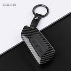 Car Key Cover Compatible with Volkswagen (VW) Golf 8 MK8 ID3 ID.4; CUPRA; Skoda Octavia A8; SEAT Leon MK4 – Carbon Fiber Style