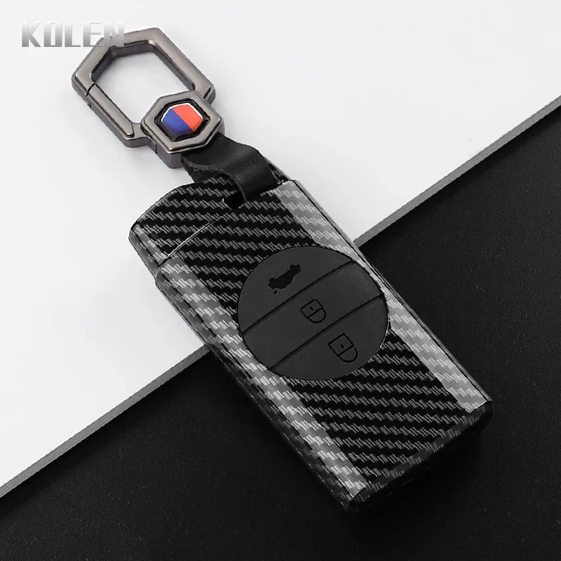 Car Key Cover Compatible with Chery Tiggo 7 Pro 8 Pro EXEED Tiggo 2 3X Arrizo 5 Pro GX 5X EQ7 – Carbon Fiber Style