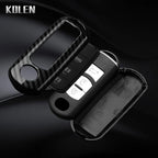 Car Key Cover Compatible with Mazda 2 3 6 Demio Atenza Axela CX-5 CX5 CX-3 CX7 CX-9 3 4 CX30 2016 2017 2018 2019 – Carbon Fiber Style