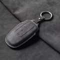 Suede Car Key Fob Cover Compatible with Chery Omoda 5, C5, Tigo 7/8 Pro Max, Tigo 7/8 Plus, Arrizo 5 Plus – 4 Buttons