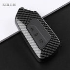 Car Key Cover Compatible with Volkswagen (VW) Golf 8 MK8 ID3 ID.4; CUPRA; Skoda Octavia A8; SEAT Leon MK4 – Carbon Fiber Style
