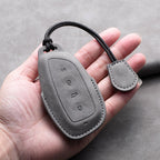 Leather Car Key Cover Compatible with Great Wall Haval/Hover H6, H7, H8, H4, H9, F5, F7, H2S, H3, H5, M6, Dargo, B07, A07