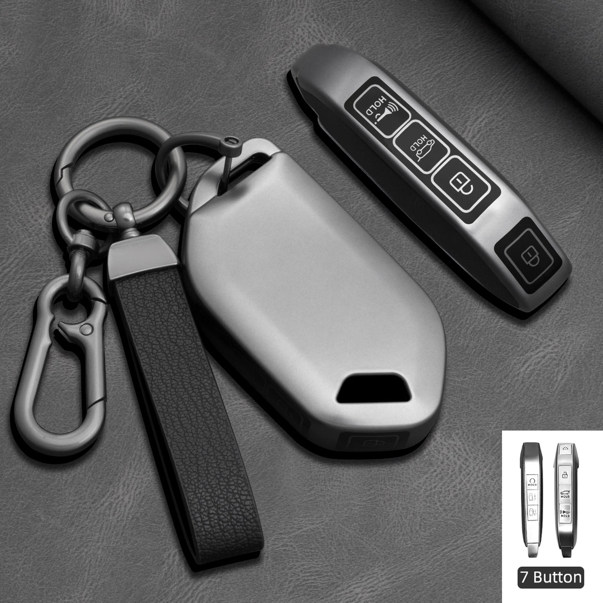TPU Car Key Fob Cover for Kia Picanto, Sorento MQ4, Carnival KA4, Morning, K5, Carens, EV9 & Seltos – 2024–2025
