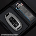 Black Warrior-Style TPU Car Key Fob Cover for Hyundai i30, ix25, Elantra, Kona, Solaris, Azera, Grandeur IG, Accent & Santa Fe TM