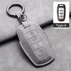 Leather Car Key Cover Compatible with Great Wall Haval/Hover H6, H7, H8, H4, H9, F5, F7, H2S, H3, H5, M6, Dargo, B07, A07