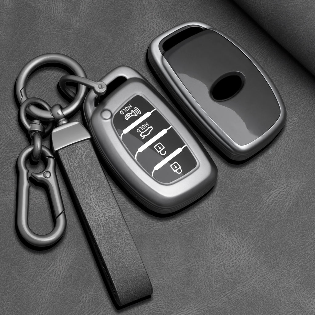 TPU Car Key Fob Cover for Hyundai Tucson, Santa Fe, Rena, Sonata, Elantra, Creta, ix35, ix45, i10, i30 & i40 – 4 Buttons