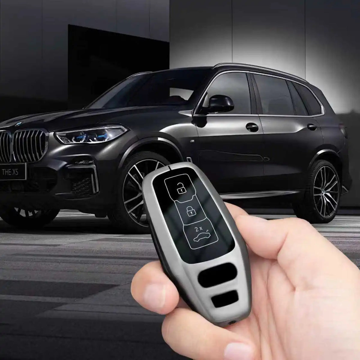 Zinc Alloy Car Key Fob Cover for Audi A5L (2025), A5, A6L, A6 e-tron & Q6L (2026)