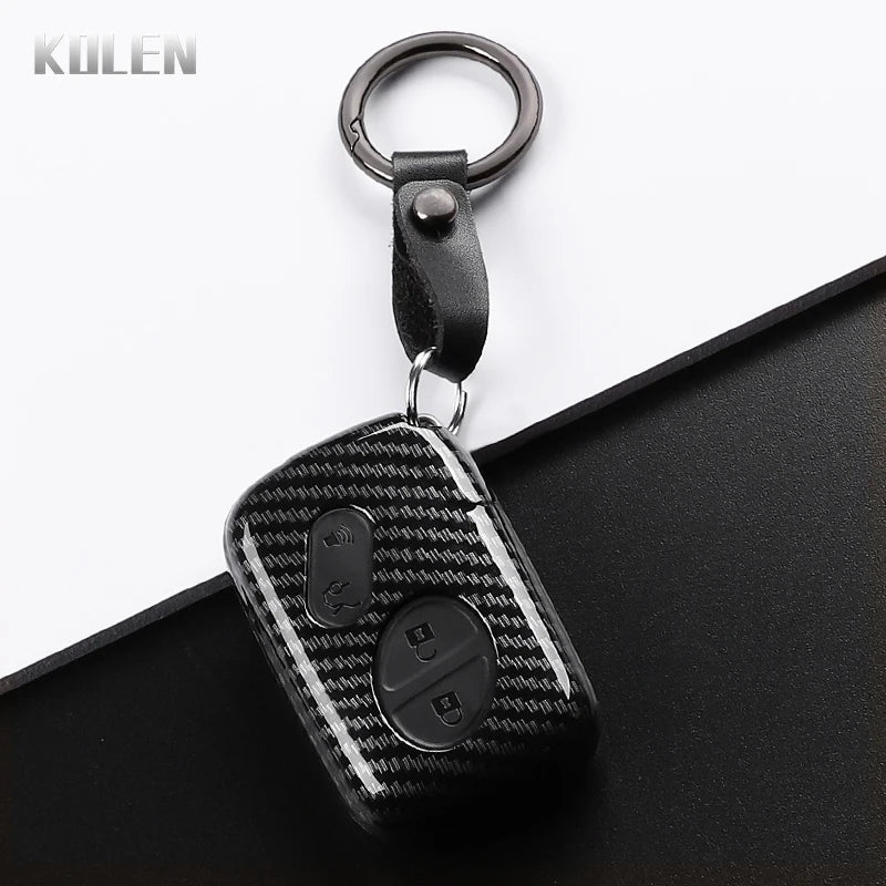 Car Key Cover Compatible with Lexus GS430 ES350 GS350 LX570 IS350 RX350 IS250 – Carbon Fiber Style