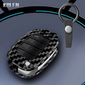 Car Key Cover Compatible with Hyundai Solaris Creta ix25 Kona Tucson Santa Fe Sonata Elantra ix35 i20 HB20 ix45 – Carbon Fiber Style