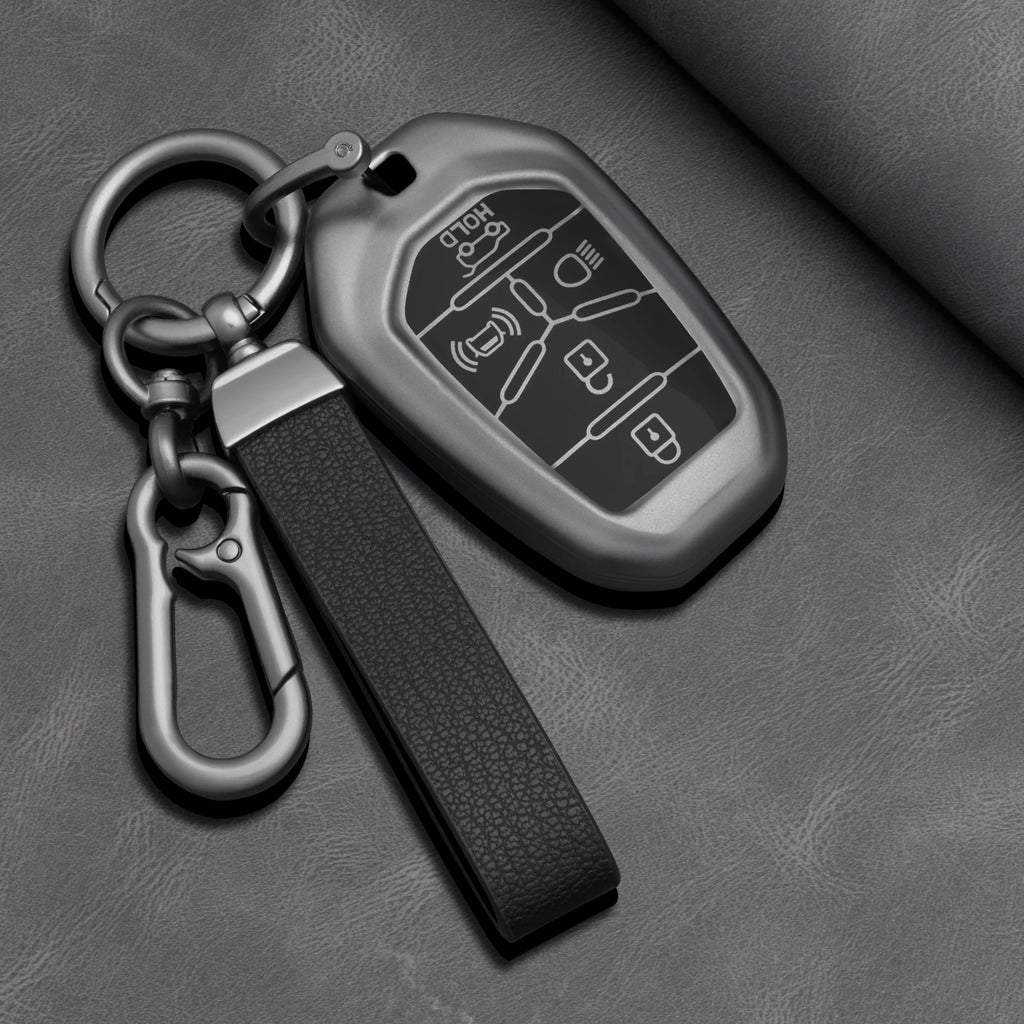 TPU Car Key Fob Cover for SsangYong Rexton Y400, Y450 & G4 – 5 Buttons