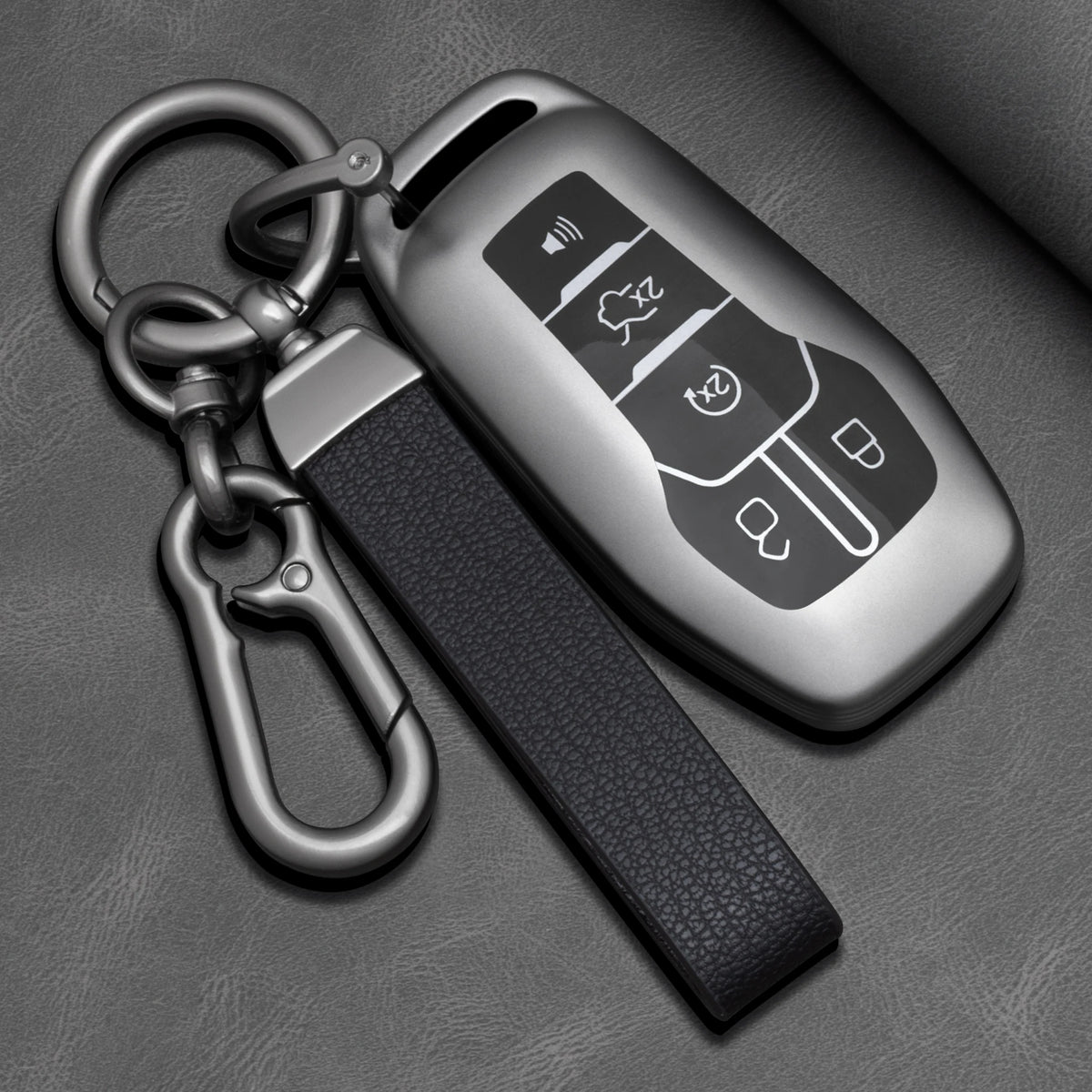 TPU Car Key Fob Cover for Ford Fusion, Mondeo, Mustang, F-150, Explorer & Edge – 2015–2018