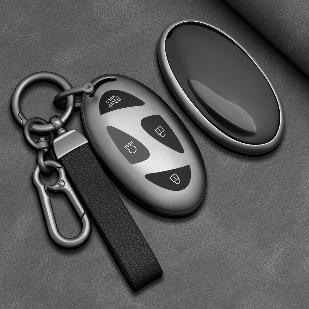 TPU Car Key Fob Cover for Hyundai Kona EV, N-Line, Tucson (2025), Grandeur GN7, IONIQ 6, Santa Fe MX5 & Garden GL – 7 Buttons