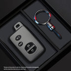 Black Warrior-Style TPU Car Key Fob Cover for Toyota Prius 30, Prius Alpha, Aqua, Land Cruiser & Auris; Lexus LC 200 – 4 Buttons