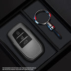 Black Warrior-Style TPU Car Key Fob Cover for Toyota Corolla SE (2023), Camry 50/55, TLC200, Yaris, Land Cruiser Prado 150 & RAV4