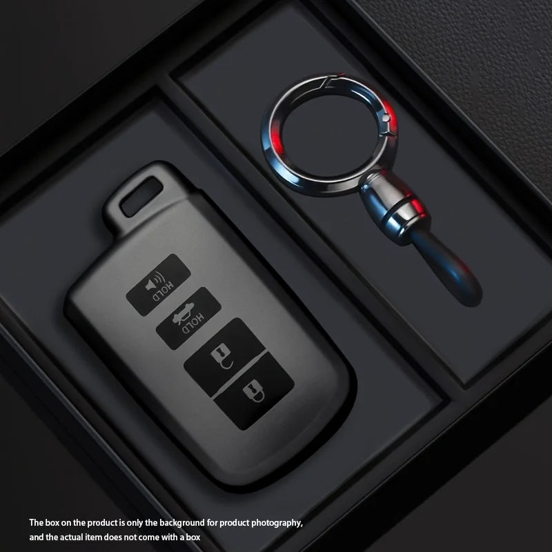 Black Warrior-Style TPU Car Key Fob Cover for Toyota Camry, Corolla, RAV4, Highlander & Avalon – 2015–2017 – 2/3/4 Buttons