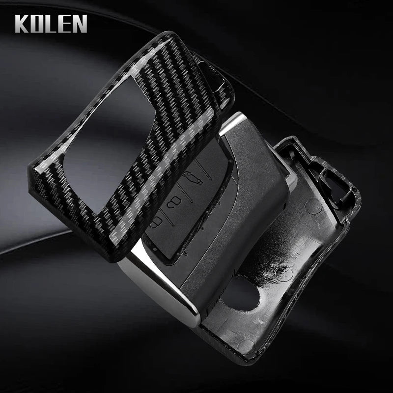 Car Key Cover Compatible with Lexus NX ES UX US RC LX GX IS RX 200 250h 350h LS 450h 260h 300h UX200 – Carbon Fiber Style