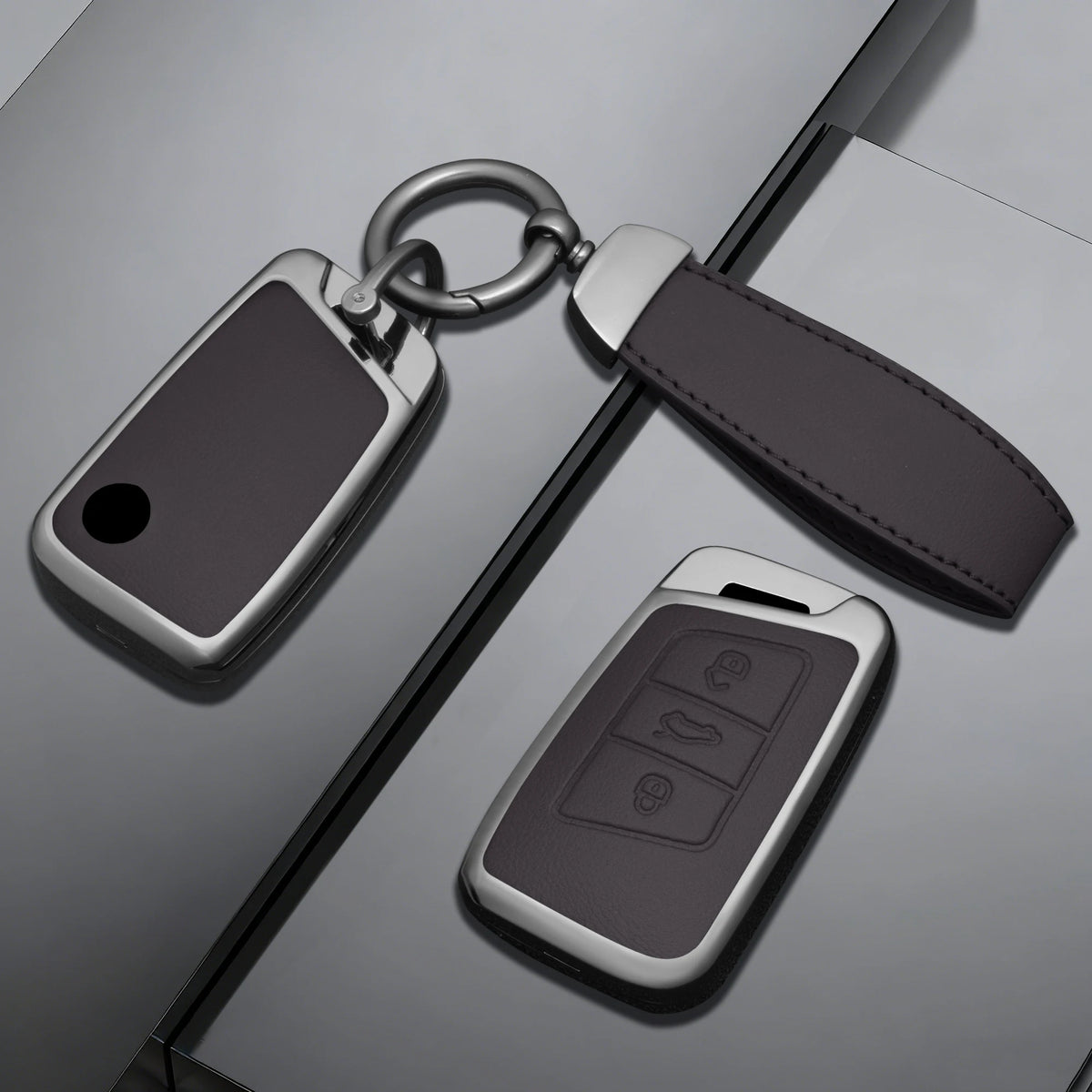 Zinc Alloy Car Key Fob Cover for Volkswagen Passat B8 & Magotan; Skoda Superb A7 & Kodiaq; SEAT