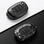 Car Key Cover Compatible with Hyundai ix35 ix45 ix25 i10 i20 i30 HB20 Sonata Verna Solaris Santa Elantra Mistra – Carbon Fiber Style
