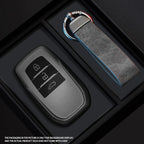 Black Warrior-Style TPU Car Key Fob Cover for Toyota Corolla SE (2023), Camry 50/55, TLC200, Yaris, Land Cruiser Prado 150 & RAV4
