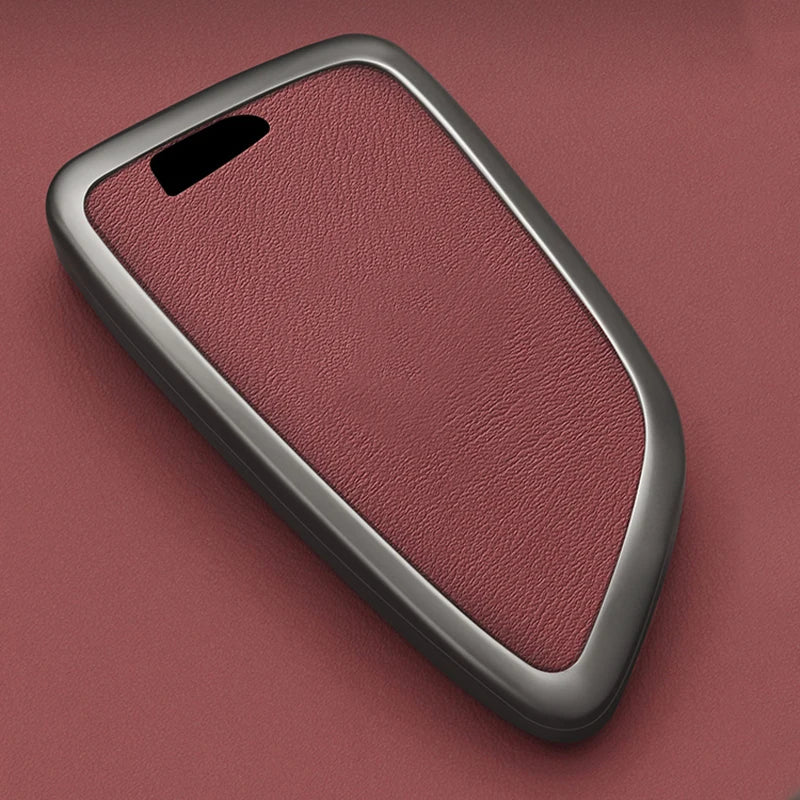 Alloy-Style Car Key Fob Cover for BMW X1, X3, X4, X5, X6 & 1, 2, 3, 5, 7 Series – G20, G02, G05, G31, G23, F34, F15, F40 & iX3