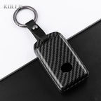 Car Key Cover Compatible with Mazda 3 Axela CX30 CX-4 CX5 CX-5 CX8 CX-8 CX-30 CX9 CX-9 – Carbon Fiber Style