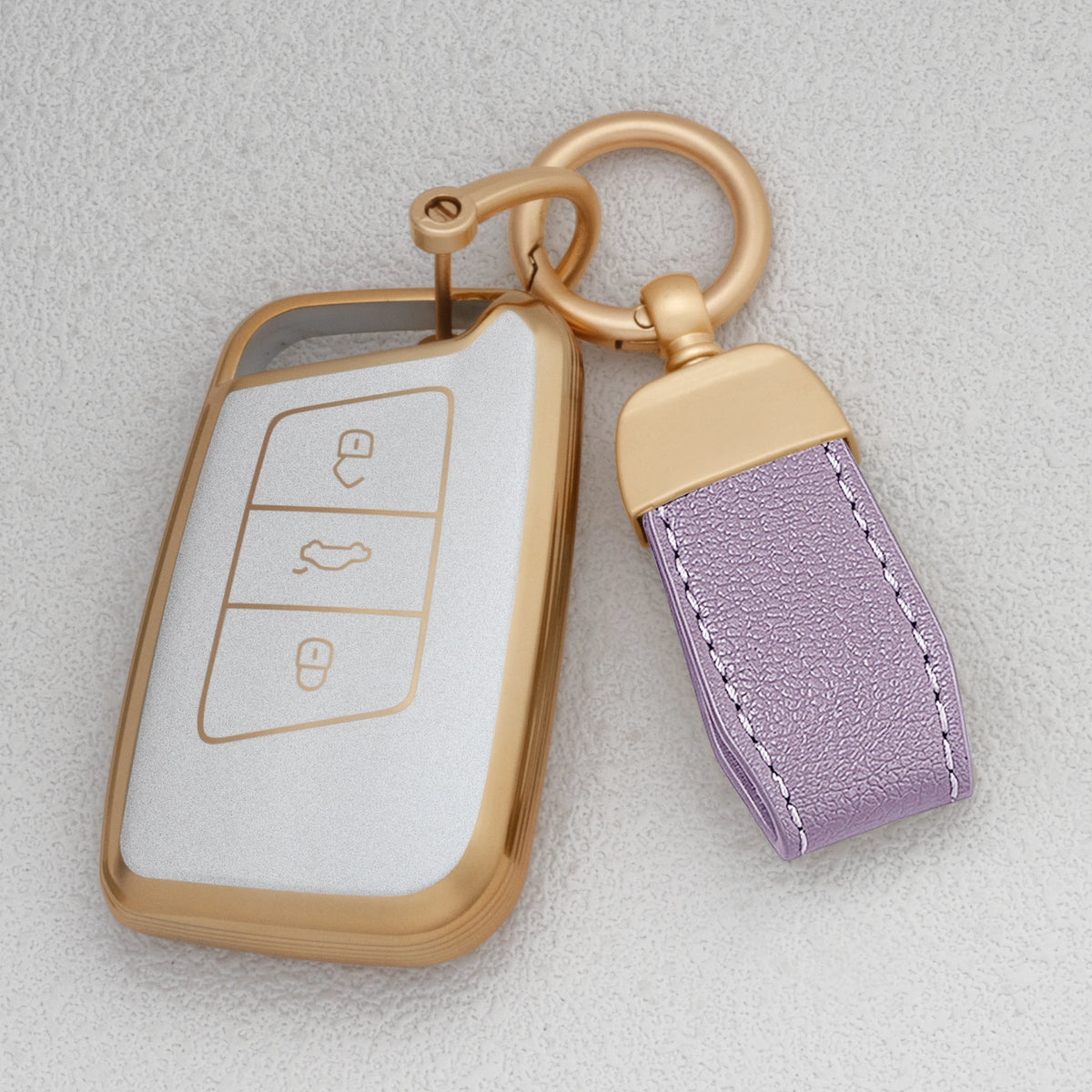 TPU Car Key Fob Cover for Volkswagen Tiguan MK2, Magotan, Passat B8 & CC; Skoda Superb