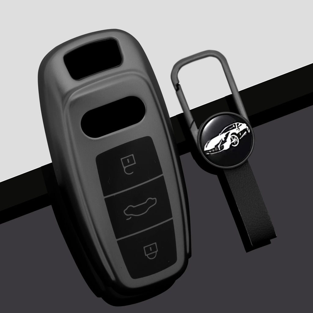 TPU Car Key Fob Cover for Audi A3, A4 B9, A6, A7, A8, e-tron, Q5, Q8 & SQ8 – 4K, C8, D5
