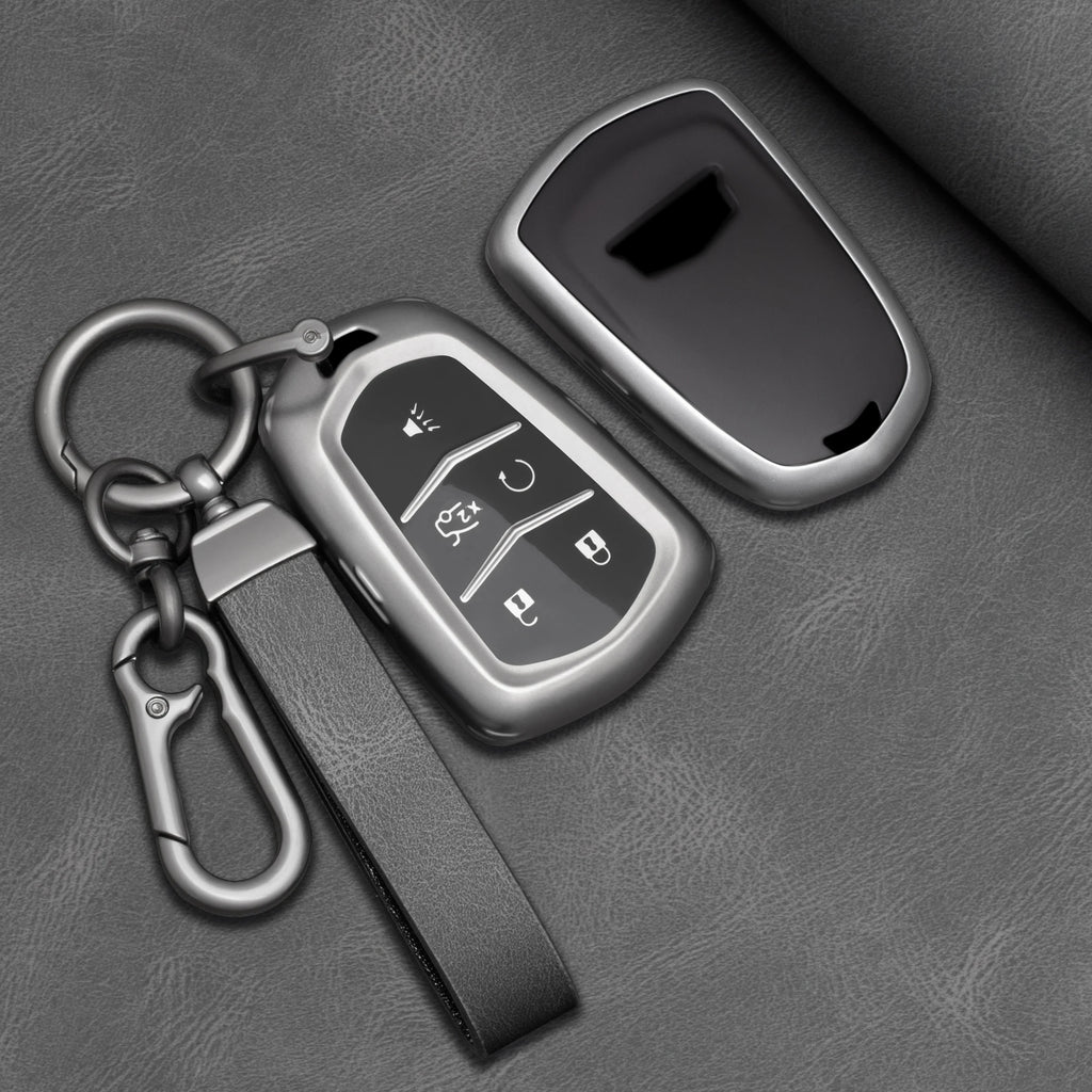 TPU Car Key Fob Cover for Cadillac Escalade, CTS, XTS, ATS, STS, XT4, XT5, CT6 & SRX