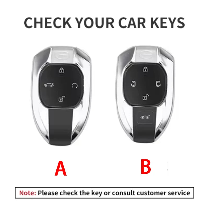 Suede Keyless Car Key Cover Compatible with GAC Trumpchi Empow J11, J12, J13, J14, J15, J16, GS8 (2021)