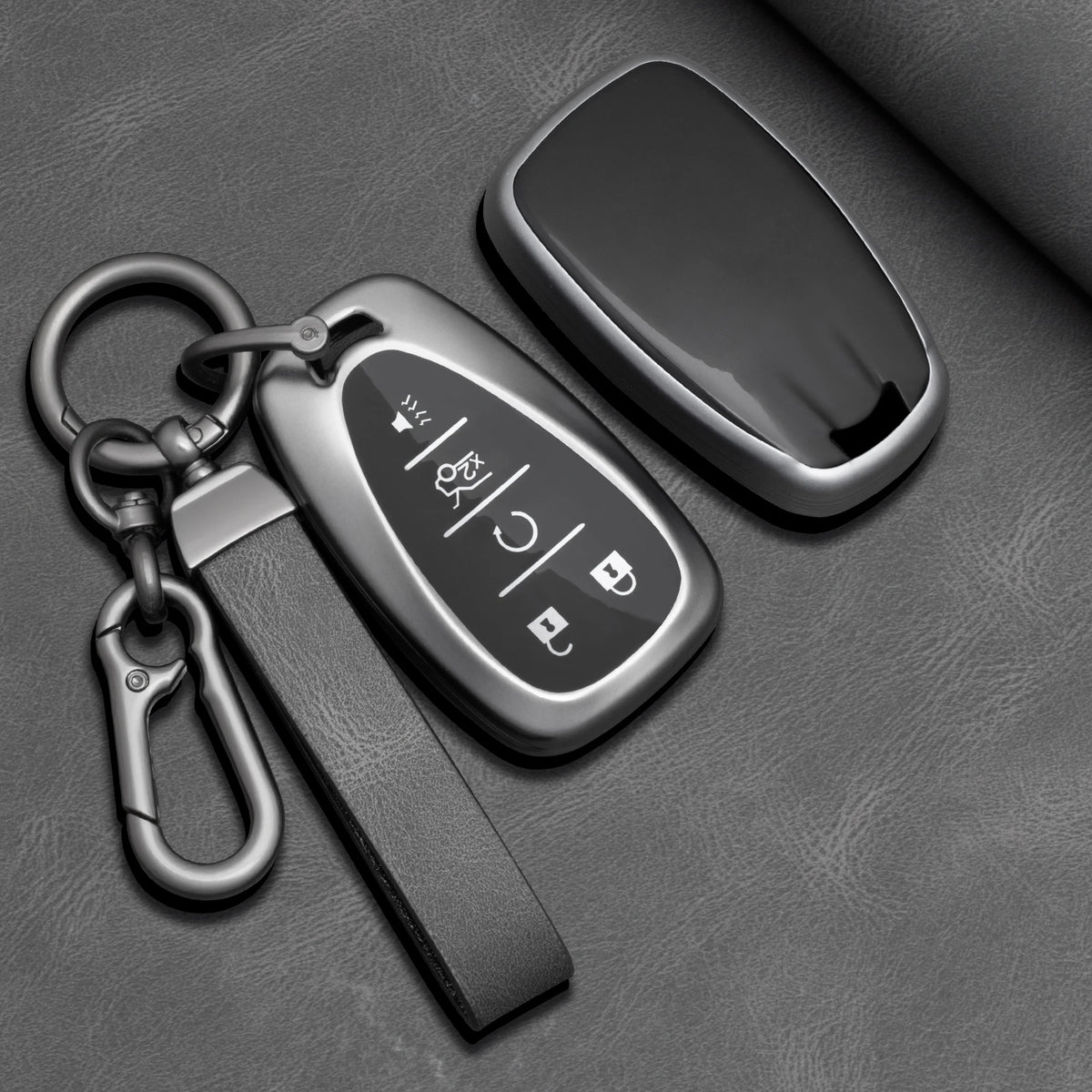 TPU Car Key Fob Cover for Chevrolet Onix, Bolt EV, Equinox, Cruze, Malibu, Camaro & Volt – 2023 – 5 Buttons