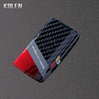 Key Card Cover Compatible with Renault Clio Captur Megane Talisman Espace Zoe Koleos Scenic 4 Arkana; Dacia Sandero – ABS Carbon Fiber Style